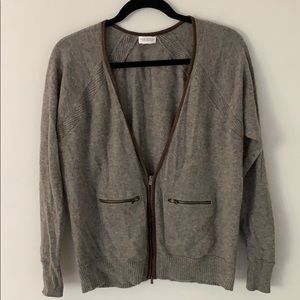 Club Monaco Italian Cashmere cardigan/vest sweater
